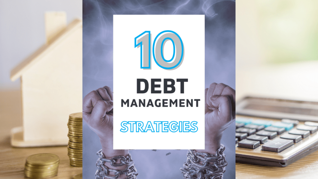 10 Debt Management Strategies for a Debt-Free Life with broken chains symbolising freedom from debt