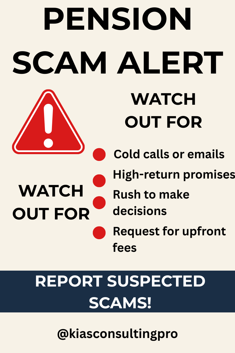 Pension scam alert with tips on what to watch out for in the UK