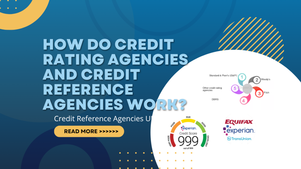 Illustration showing logos of Experian, Equifax, TransUnion and global credit rating agencies Moody’s, S&P, and Fitch