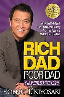 Cover of Rich Dad Poor Dad by Robert Kiyosaki – bestselling personal finance book for beginners